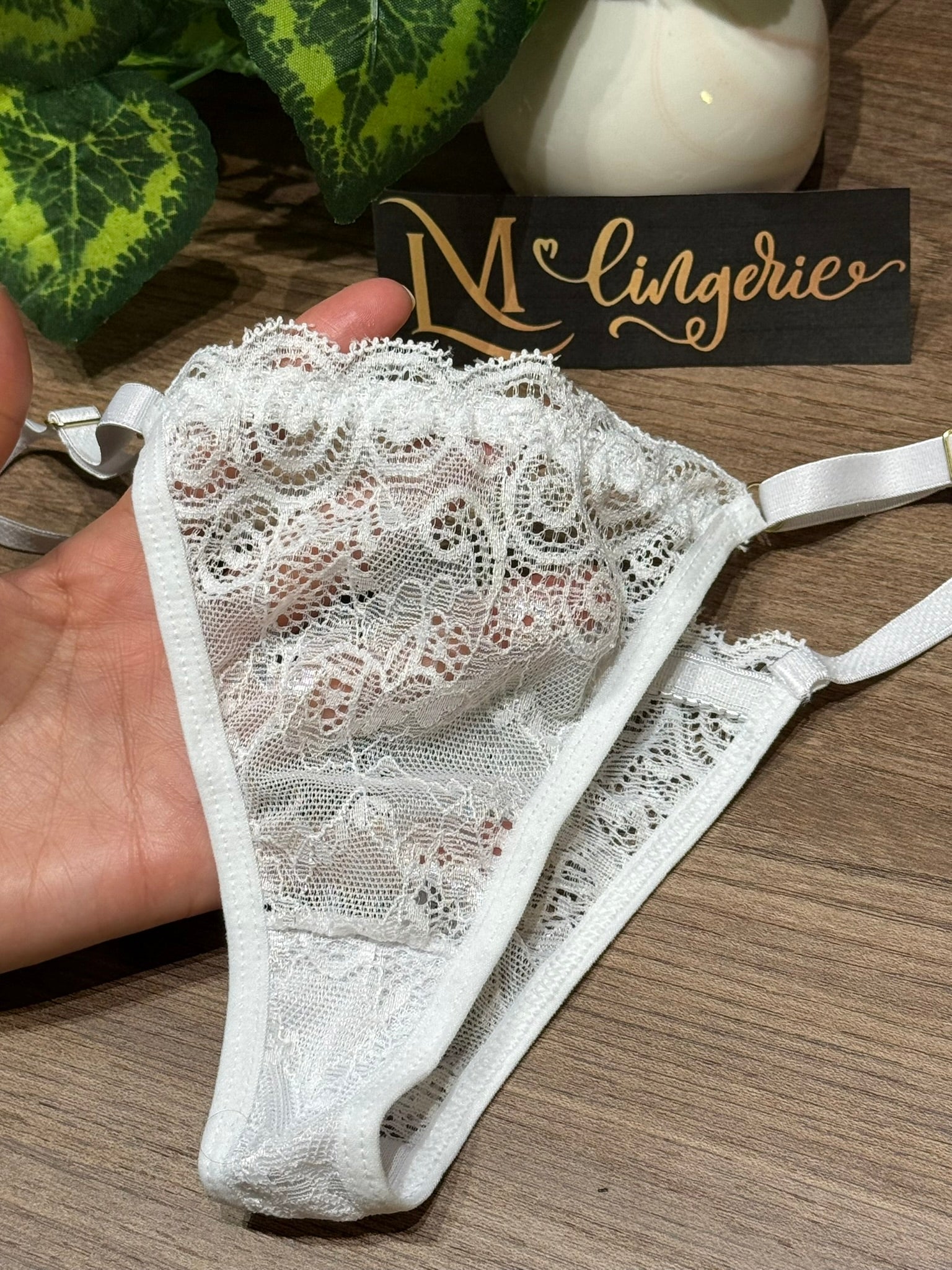Conjunto Lingerie Sexy C/Renda  Calcinha & Sutiã - Premium