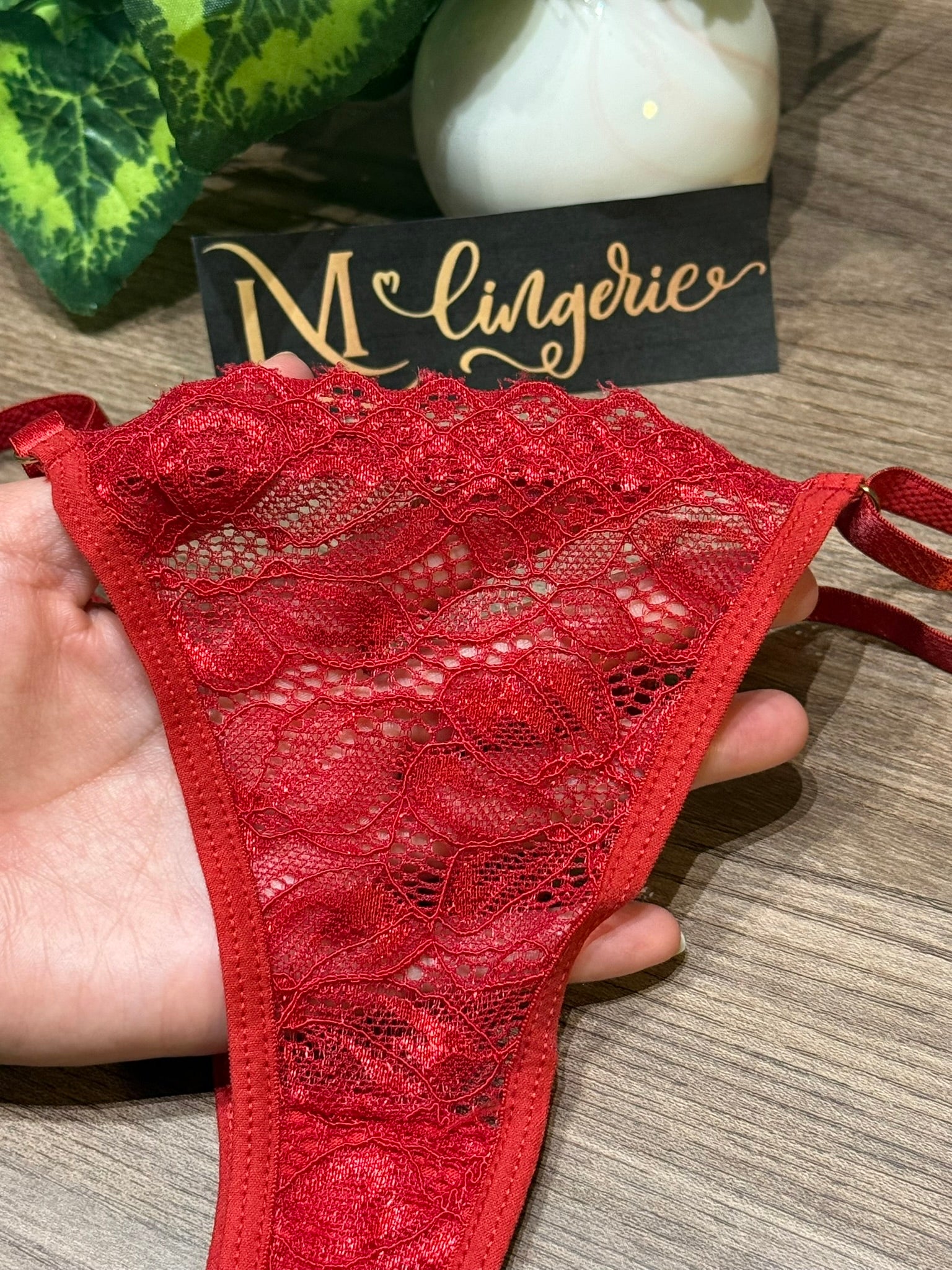 Conjunto Lingerie Sexy C/Renda  Calcinha & Sutiã - Premium